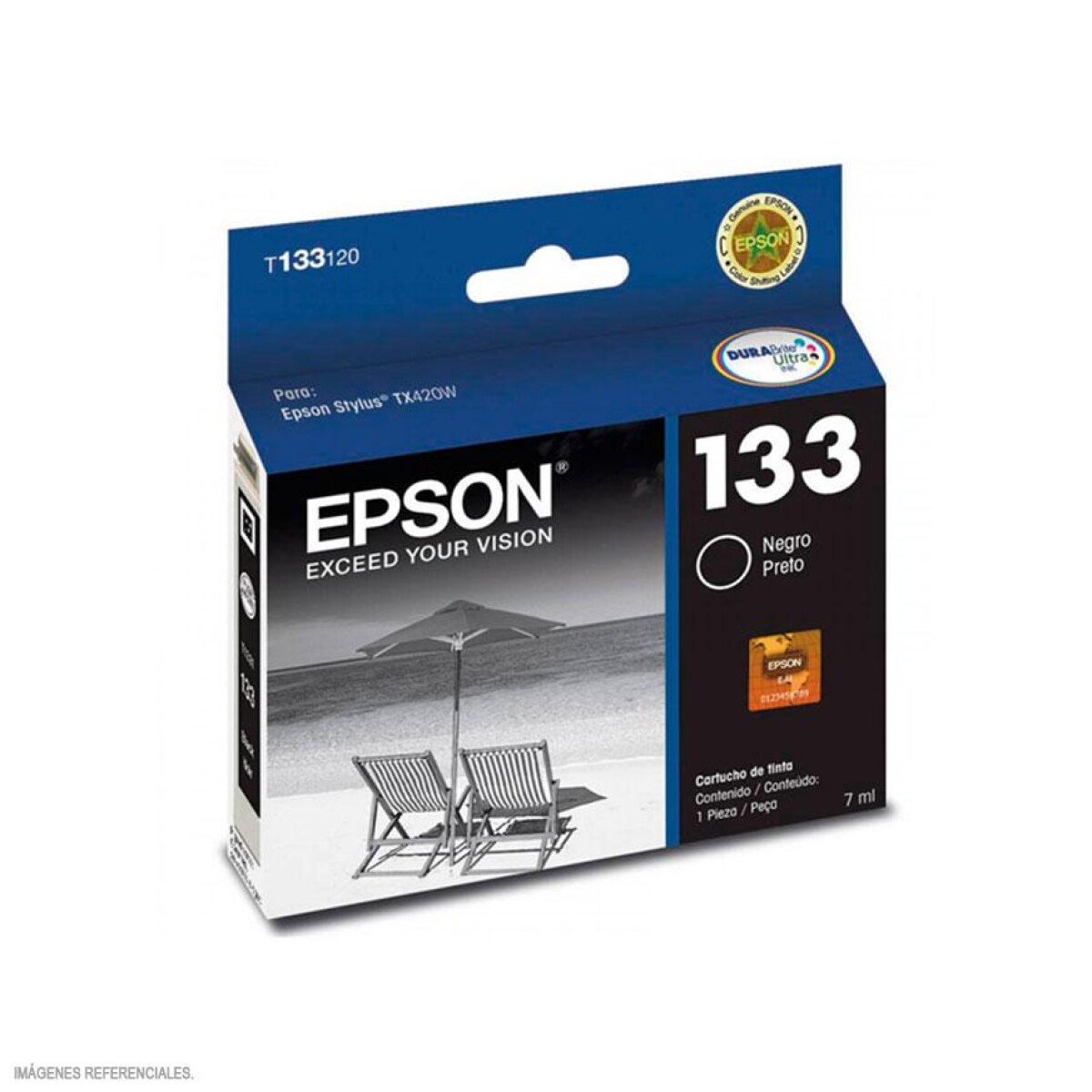 EPSON T133120 NEGRO TX235W/420W/430W/320F - Epson T133120 Negro Tx235w/420w/430w/320f 