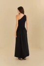 VESTIDO UN HOMBRO Negro