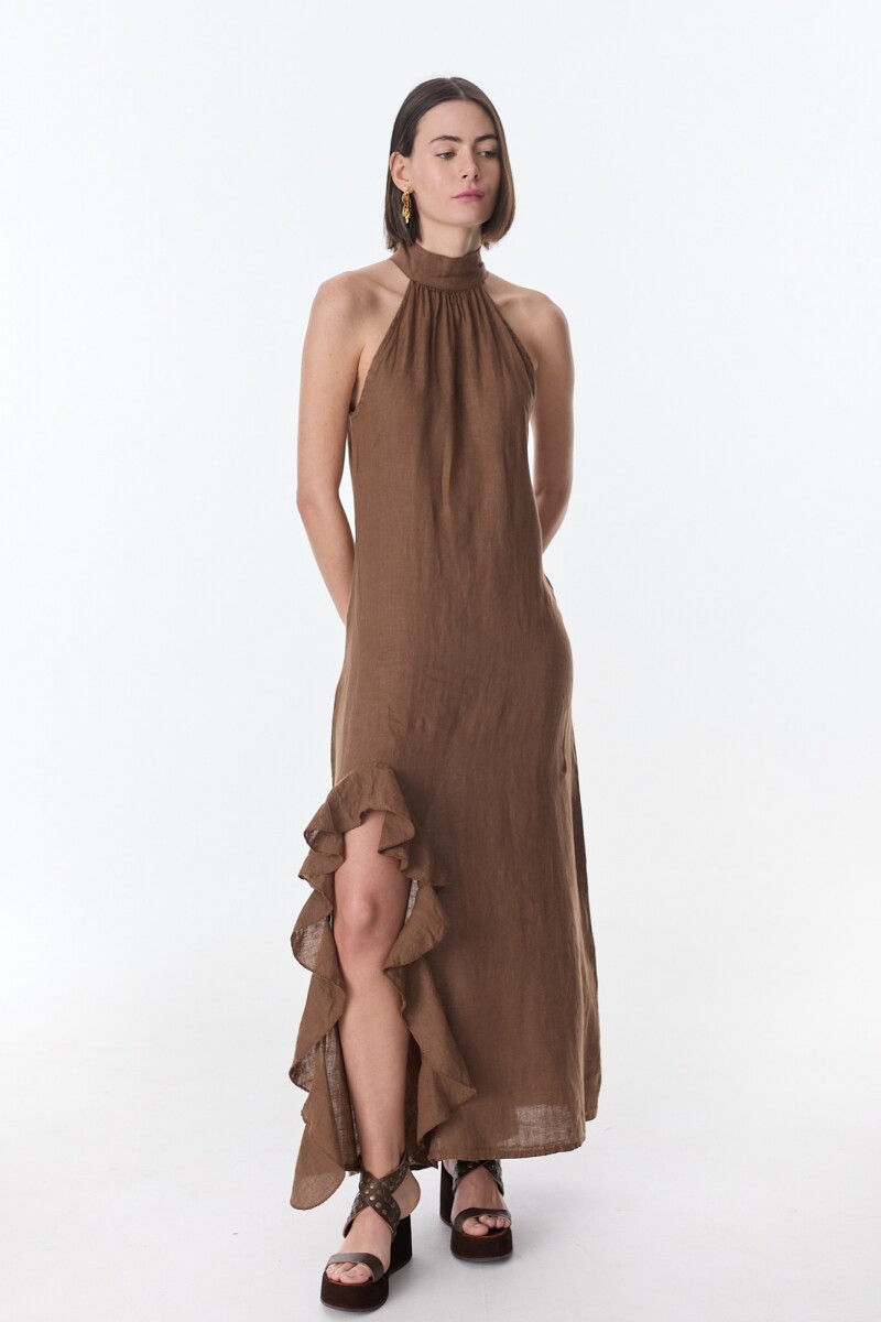 Vestido Lirio Chocolate