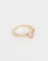 Anillos Chicos Con corazón Anillo Chico Con Corazón - Dorado