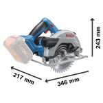 Sierra Circular inalámbrica Bosch GKS 18V-57 18V 2 años / Bosch Unica