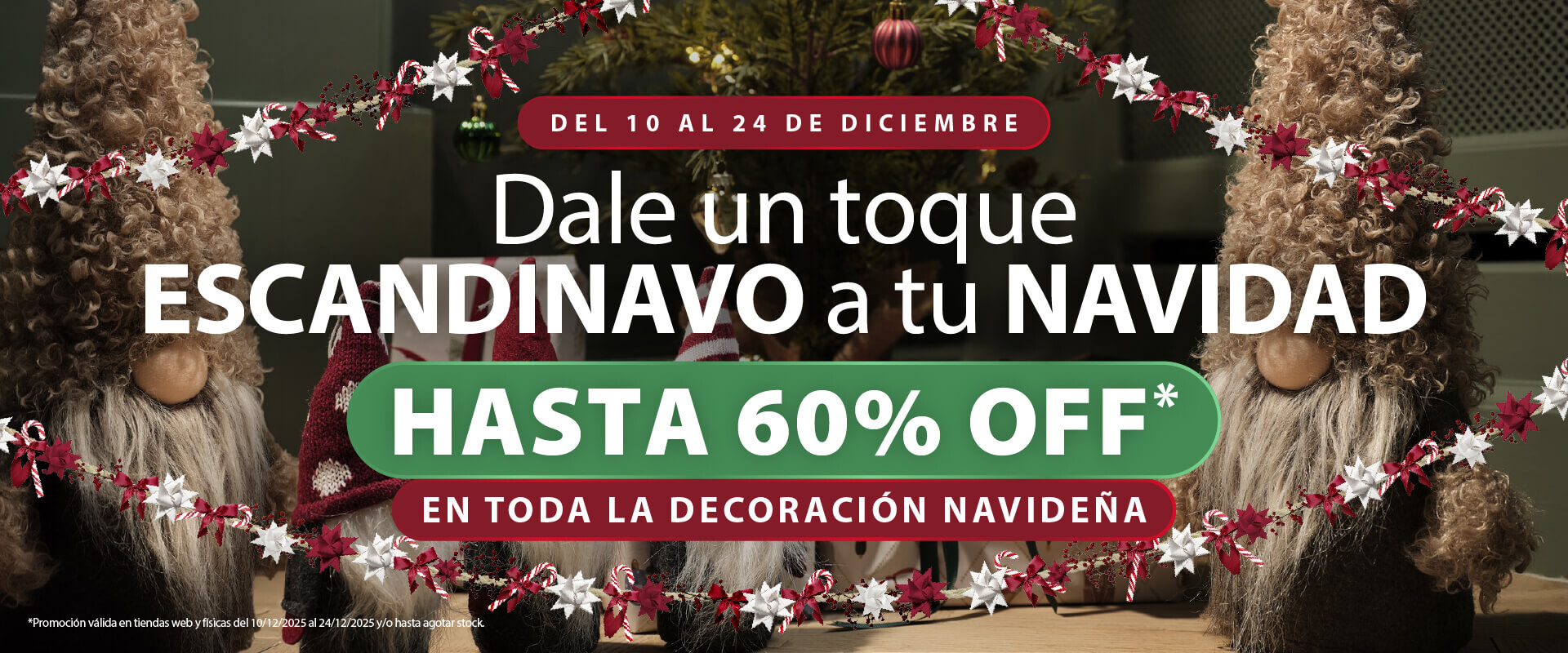 Dale un toque escandinavo a tu navidad