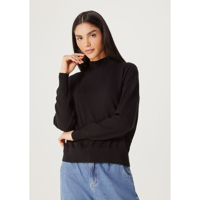 BLUSAO FEMENINO ADULTO (SWEATER) ROSA CLARO