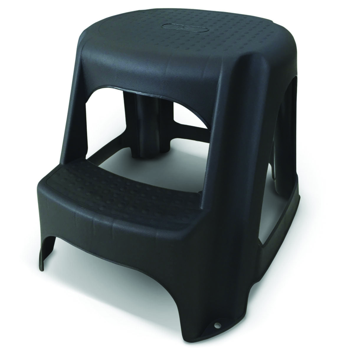 Banqueta 2 escalones soporta 100 kg - NEGRO 