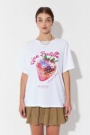 T shirt frutilla blanco