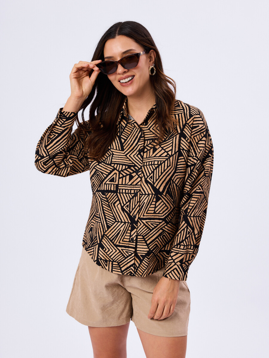 Camisa estampada Malena 
