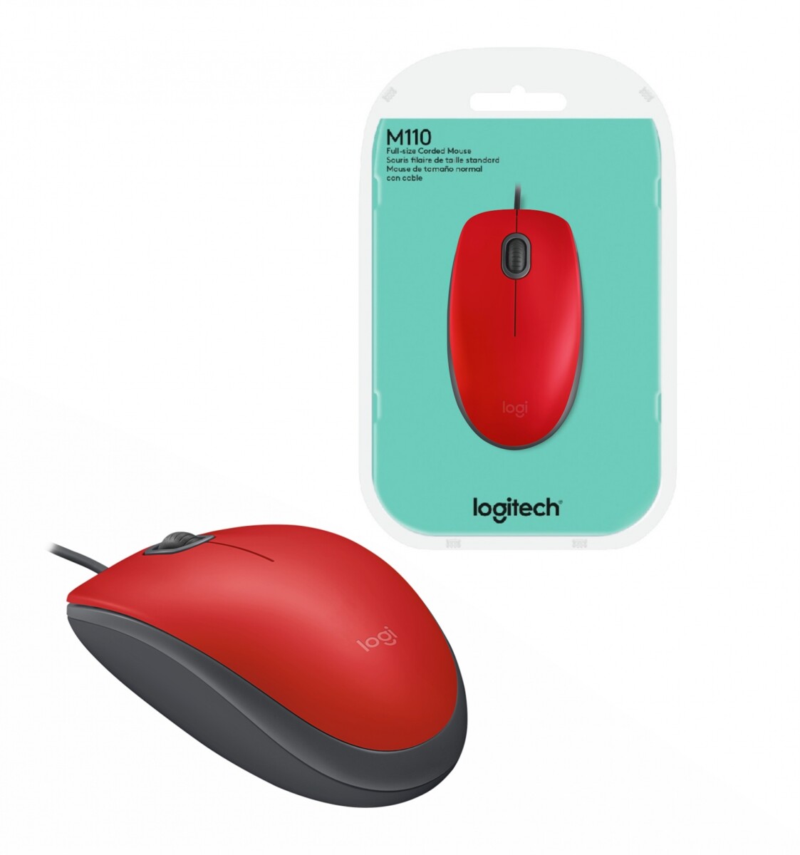 Mouse óPtico Logitech M110 Silent - 001 