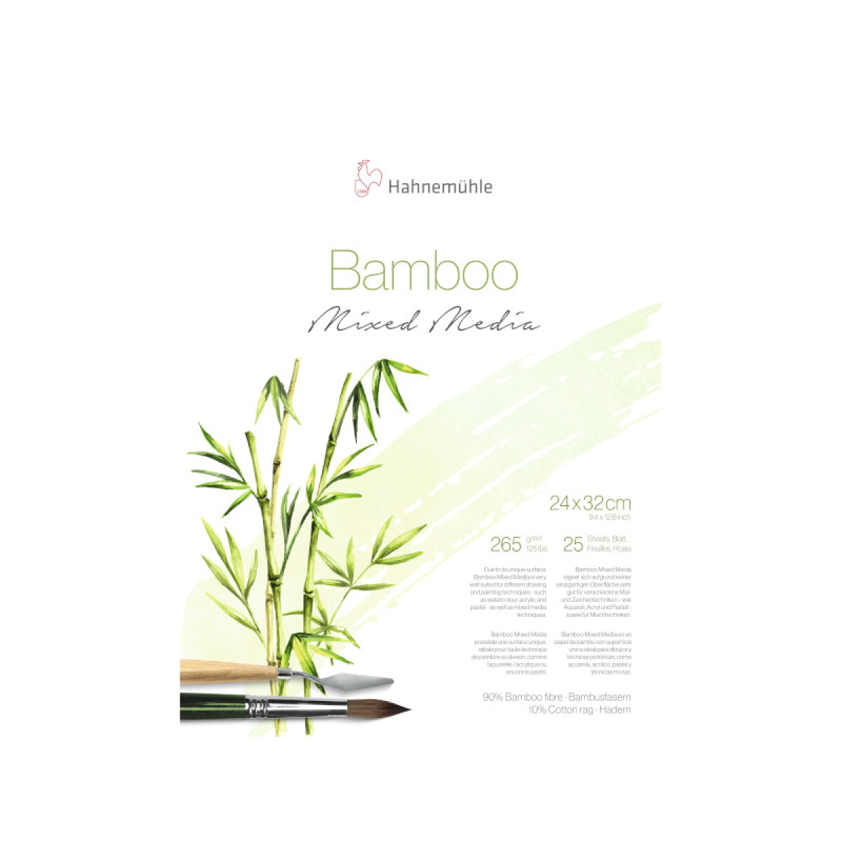 Block Mixed Media BAMBOO - Hahnemühle - 24 x 32 cm 