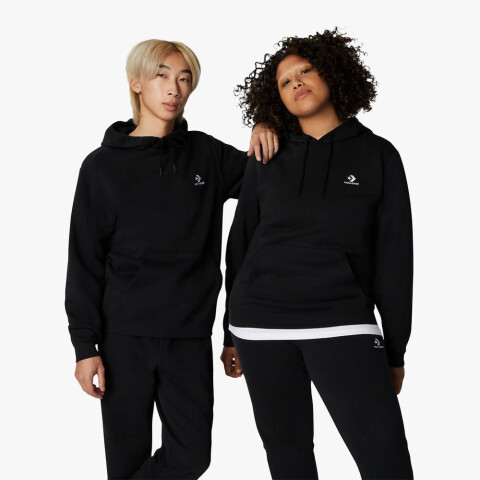 STAR CHEVRON FULL ZIP HOODIE BLACK CONVERSE BLACK