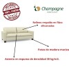 SOFA 100% CUERO - MODELO BLANC - 3 CUERPOS - COLOR MENTA SOFA 100% CUERO - MODELO BLANC - 3 CUERPOS - COLOR MENTA