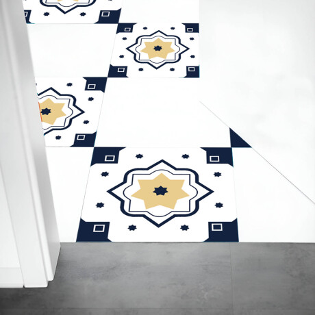 Revestimiento Vinilico X20pc 20x20 Mosaico Azulejo Jug004020-m2