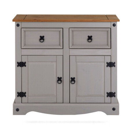 Aparador 2+2 Linea Naturale Gris/Nogal