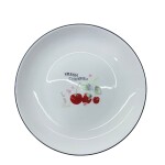 PLATO PLAYO PARA POSTRE DE PORCELANA • 18cm PLATO PLAYO PARA POSTRE DE PORCELANA • 18cm