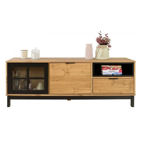 RACK APARADOR PARA TV O AUDIO EN MADERA MACIZA RACK APARADOR PARA TV O AUDIO EN MADERA MACIZA