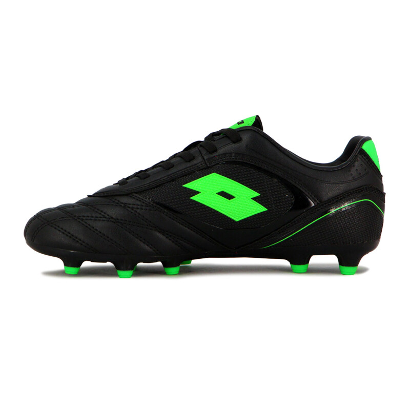 Lotto Milan MD Futbol Teen BLK/GRN Negro-Verde