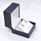 Caravanas Antiguas En Oro 18K Y Brillantes Caravanas Antiguas En Oro 18K Y Brillantes