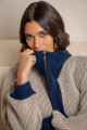 Campera roble Azul