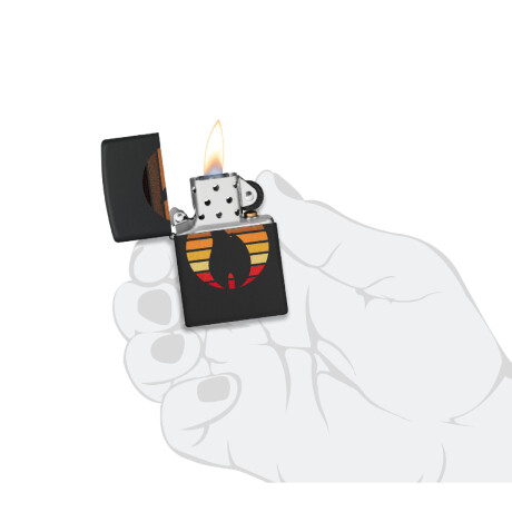 Encendedor ZIPPO 46168 C/Diseño Negro 0
