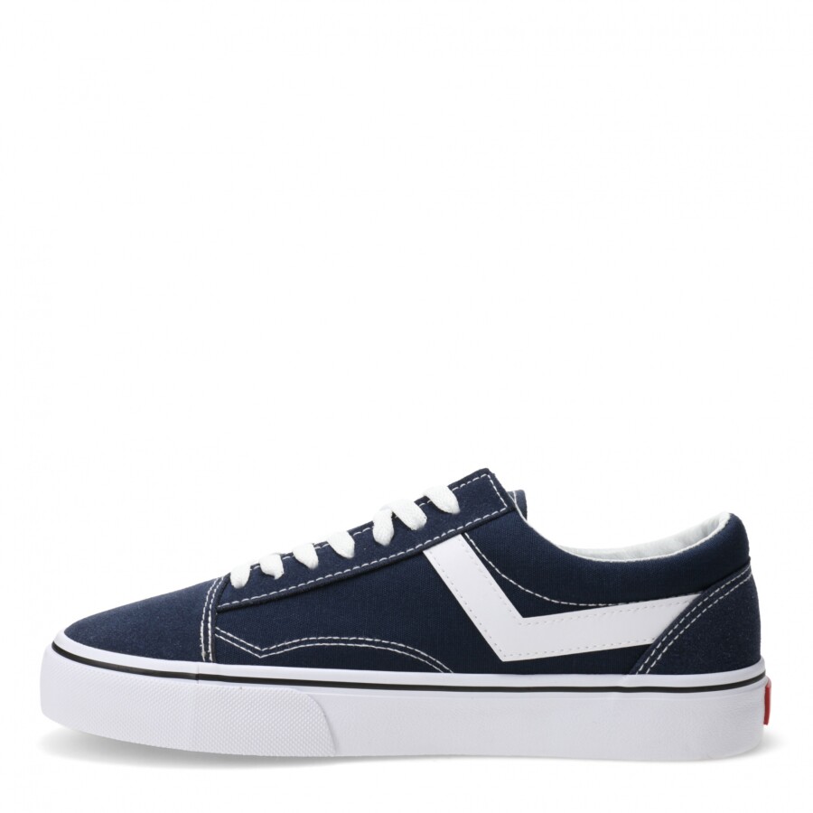 Championes de Hombre PONY Old School Canvas Low Azul Marino