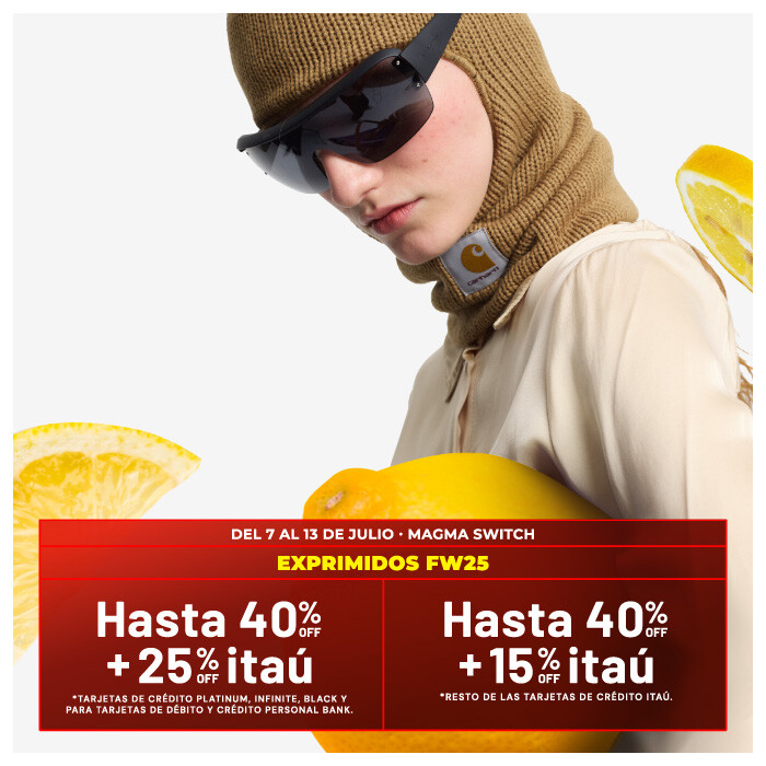 Exprimidos 40% + Itaú