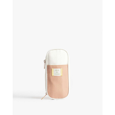 Cartuchera De Tela Joie De Vivre Combinacion Bicolor