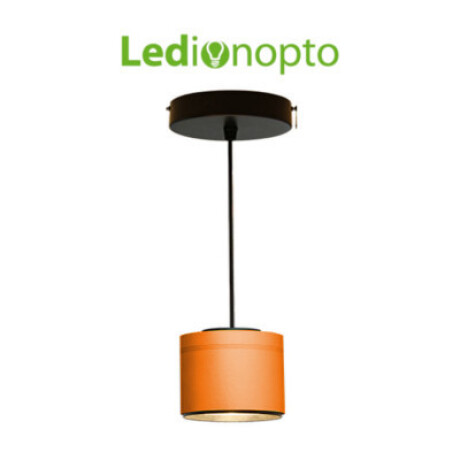 Ledion - LED17OR- 17W,220V, 40º, 3000K Blanco Cálido (Ww), 25,000 Hs, Cylinder. Color: Orange. 001