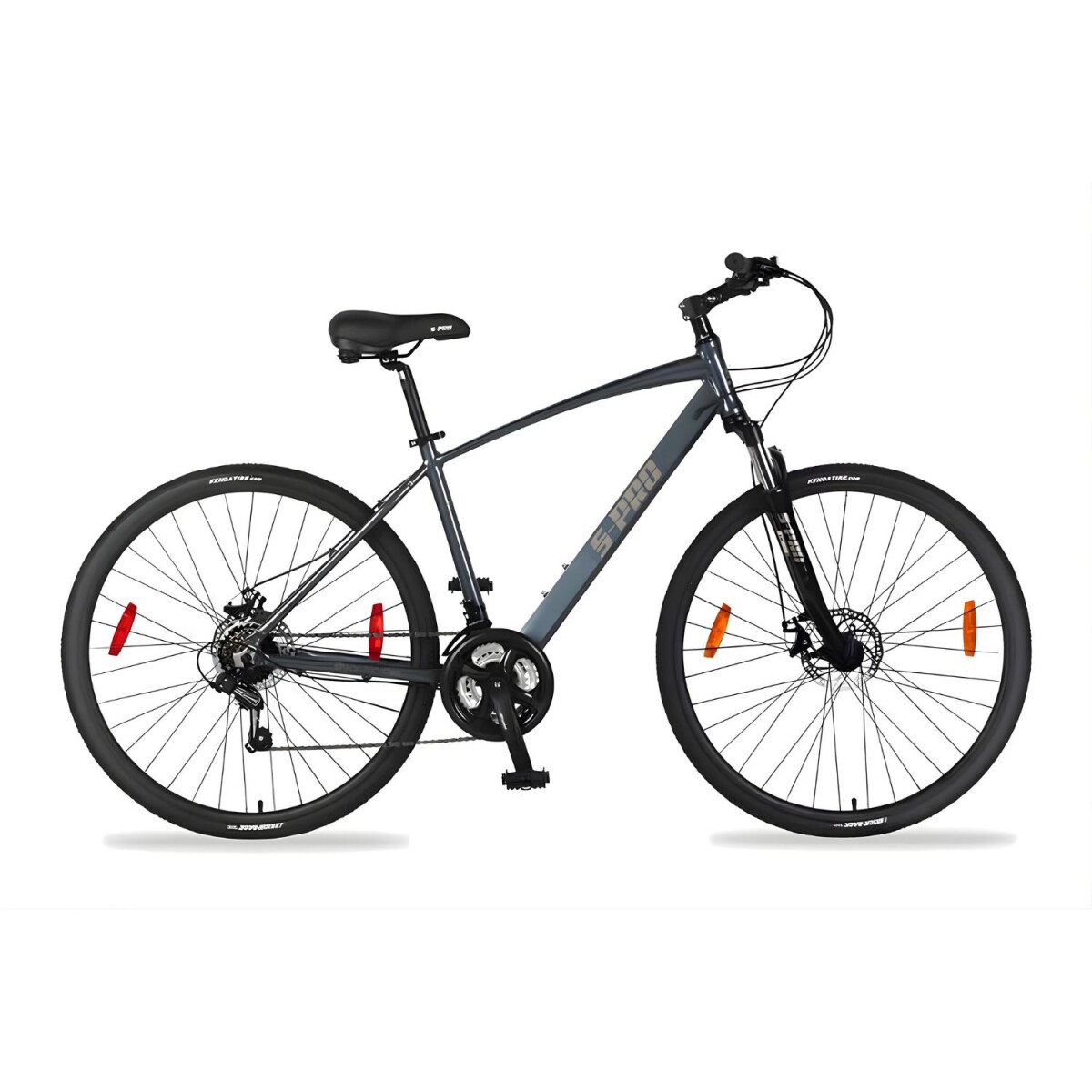 Bicicleta De Paseo S-pro Discovery Man Rodado 28 - CELESTE METALIZADO 