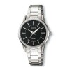 Reloj Casio LTP1303D-1AVDF para dama con correa de acero Negro