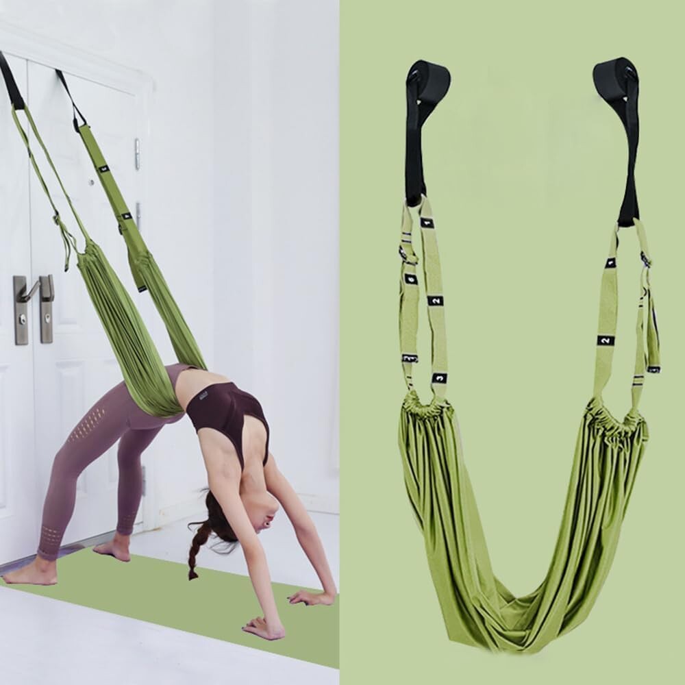 Tela Para Estiramientos De Yoga o Pilates verde