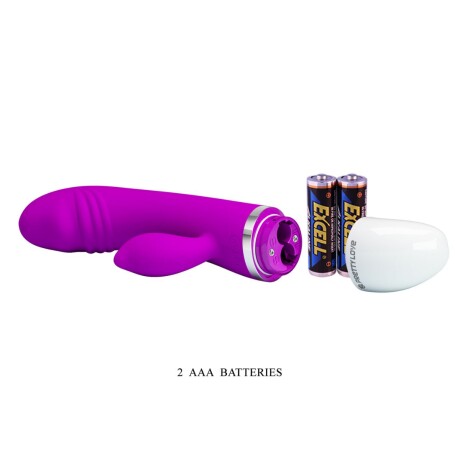 Vibrador Doble Estimulo Curvo Pretty Love David Vibrador Doble Estimulo Curvo Pretty Love David