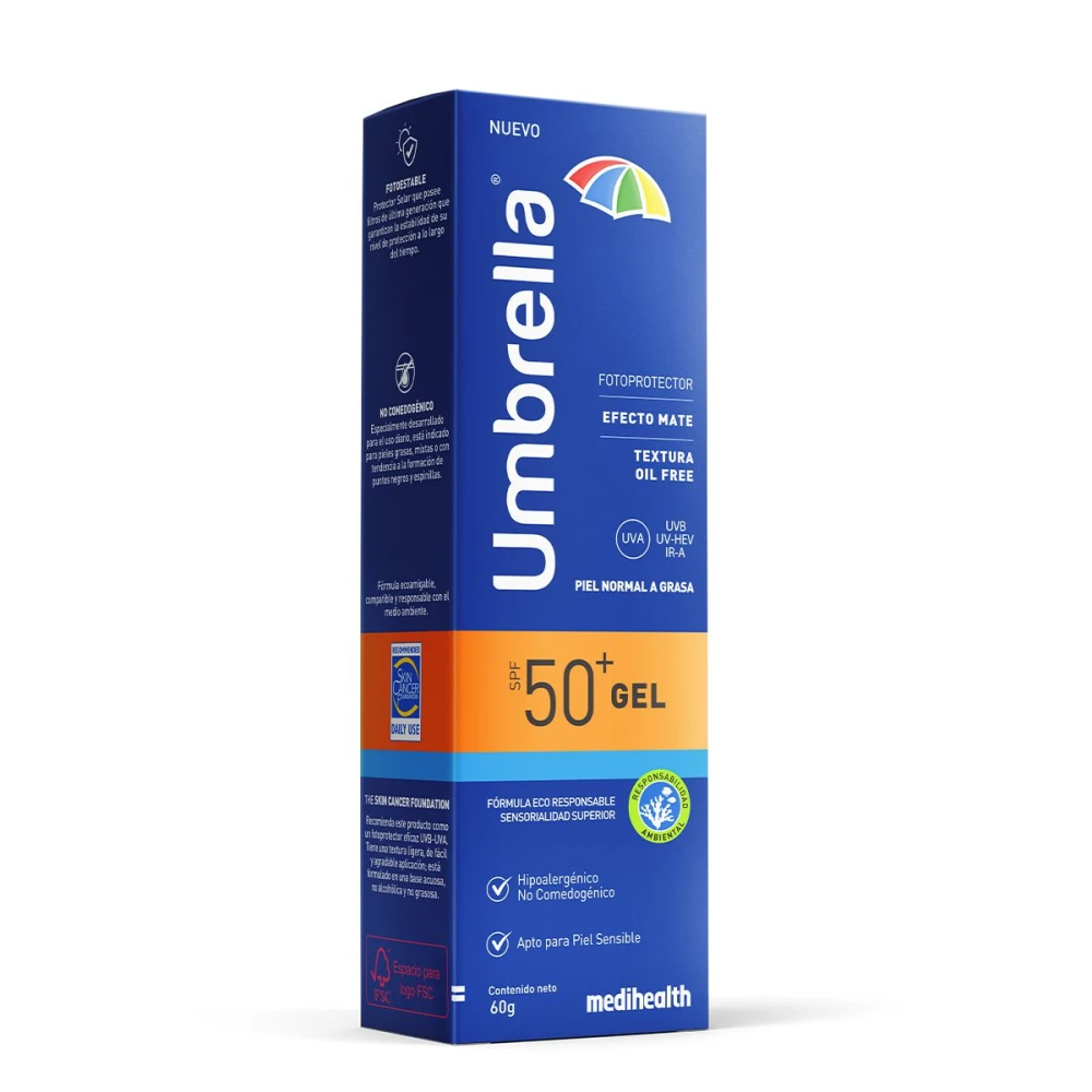 UMBRELLA GEL FPS 50+ HA ECO X 60 GR.