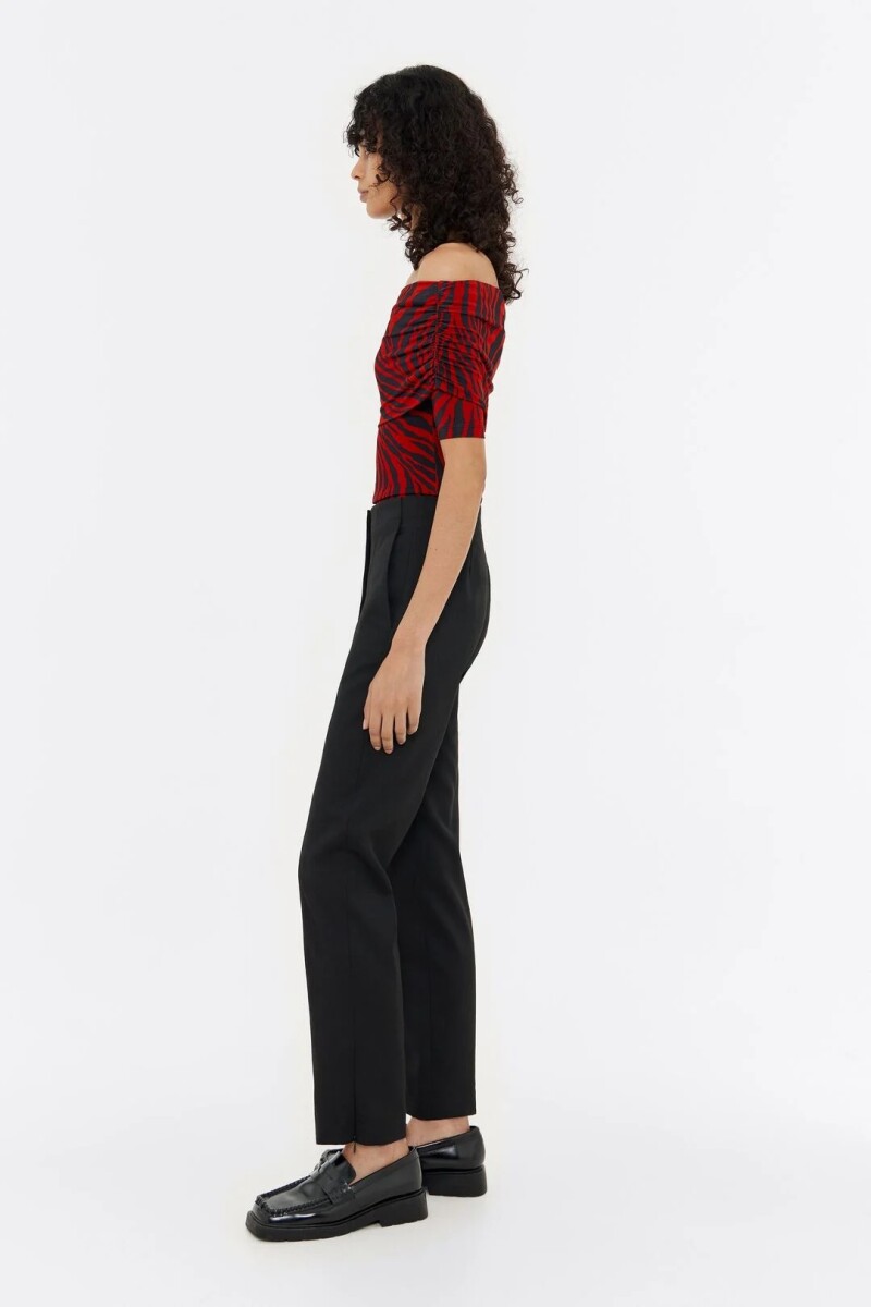 PANTALON LANA FRÍA AJUSTADO Negro