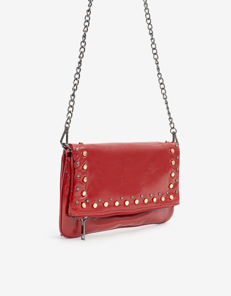 Bandoleras Navidad Bandolera Con Tachas - Rojo Medio