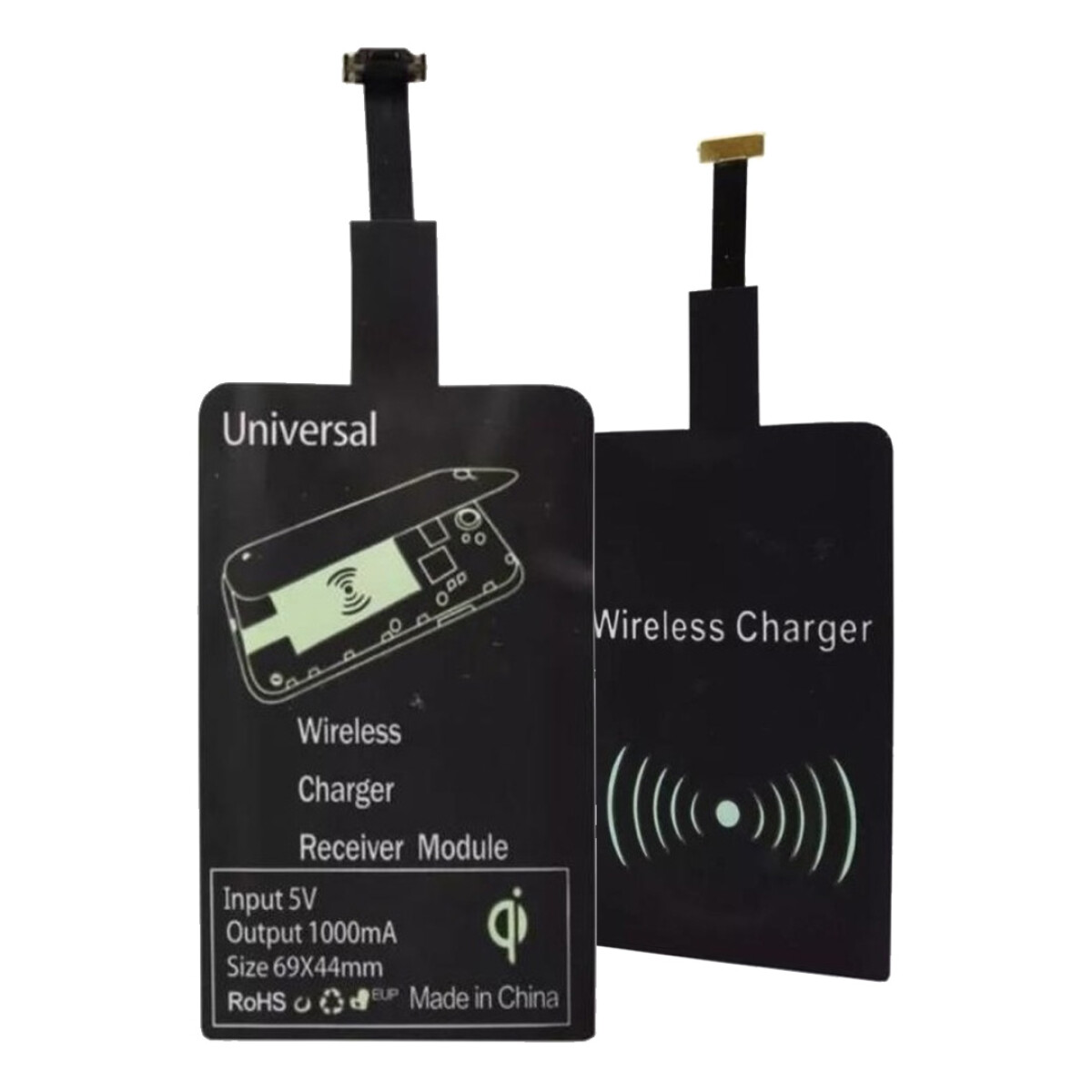 Adaptador Qi Micro USB para Cargador Inalámbrico 