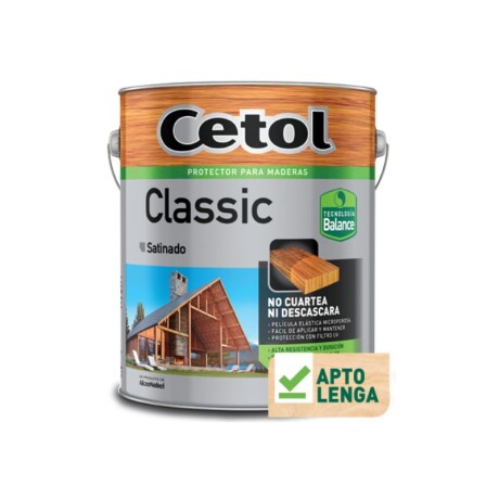 CETOL CLASSIC BALANCE SATINADO 4 LT - CAOBA CETOL CLASSIC BALANCE SATINADO 4 LT - CAOBA
