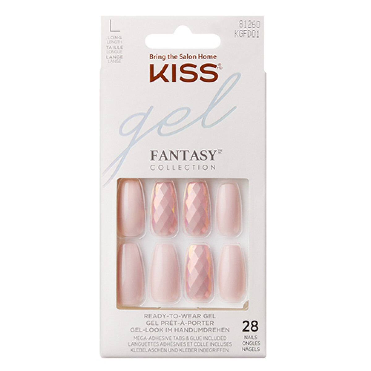 Nuevas uñas postizas Kiss oferta limitada! - Rosa 3d 