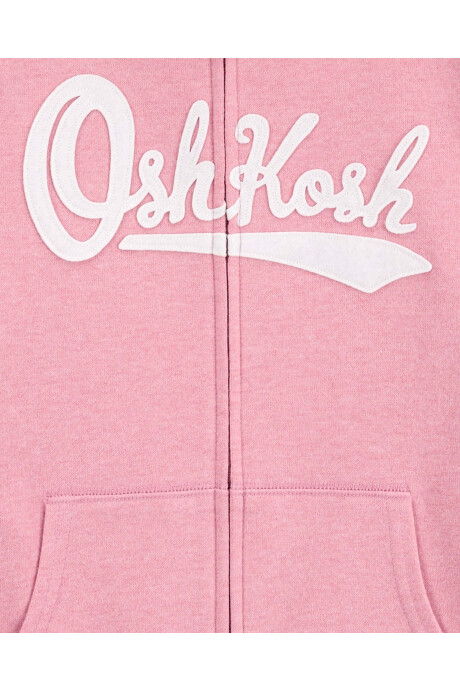 Campera de algodón, con capucha y logo. Talles 6-14 Sin color