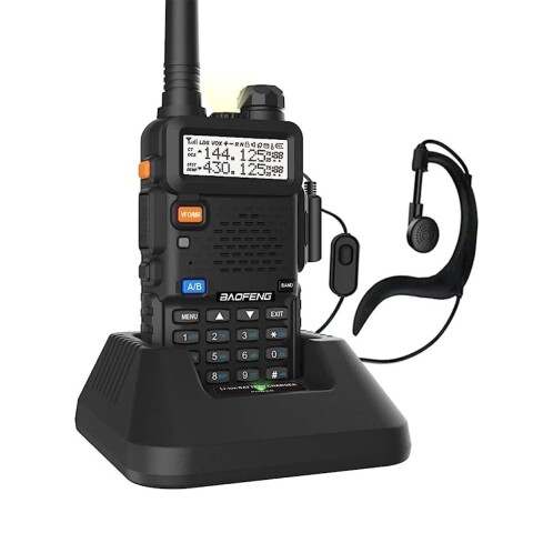 Handy Radio Transmisor Baofeng Bf-uv-5r Vox Dual Band 1800 Bandas De Frecuencia 400-480 Mhz Color Negro Handy Radio Transmisor Baofeng Bf-uv-5r Vox Dual Band 1800 Bandas De Frecuencia 400-480 Mhz Color Negro
