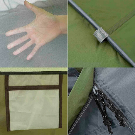 Carpa Pop-up Para 2 Personas C/ventana 245x150x95 Verde