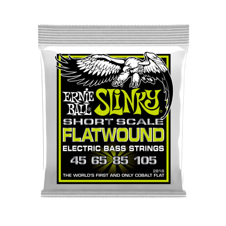 Encordado Bajo Ernie Ball Flatwound Regular Slinky Short Scale 0.45-1.05 Encordado Bajo Ernie Ball Flatwound Regular Slinky Short Scale 0.45-1.05