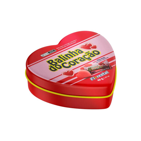 Caramelo Florestal Latita 40 grs Corazon sabor Frutilla