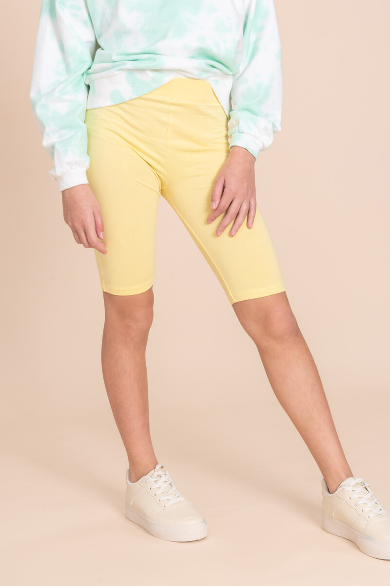 Legging corta Amarillo