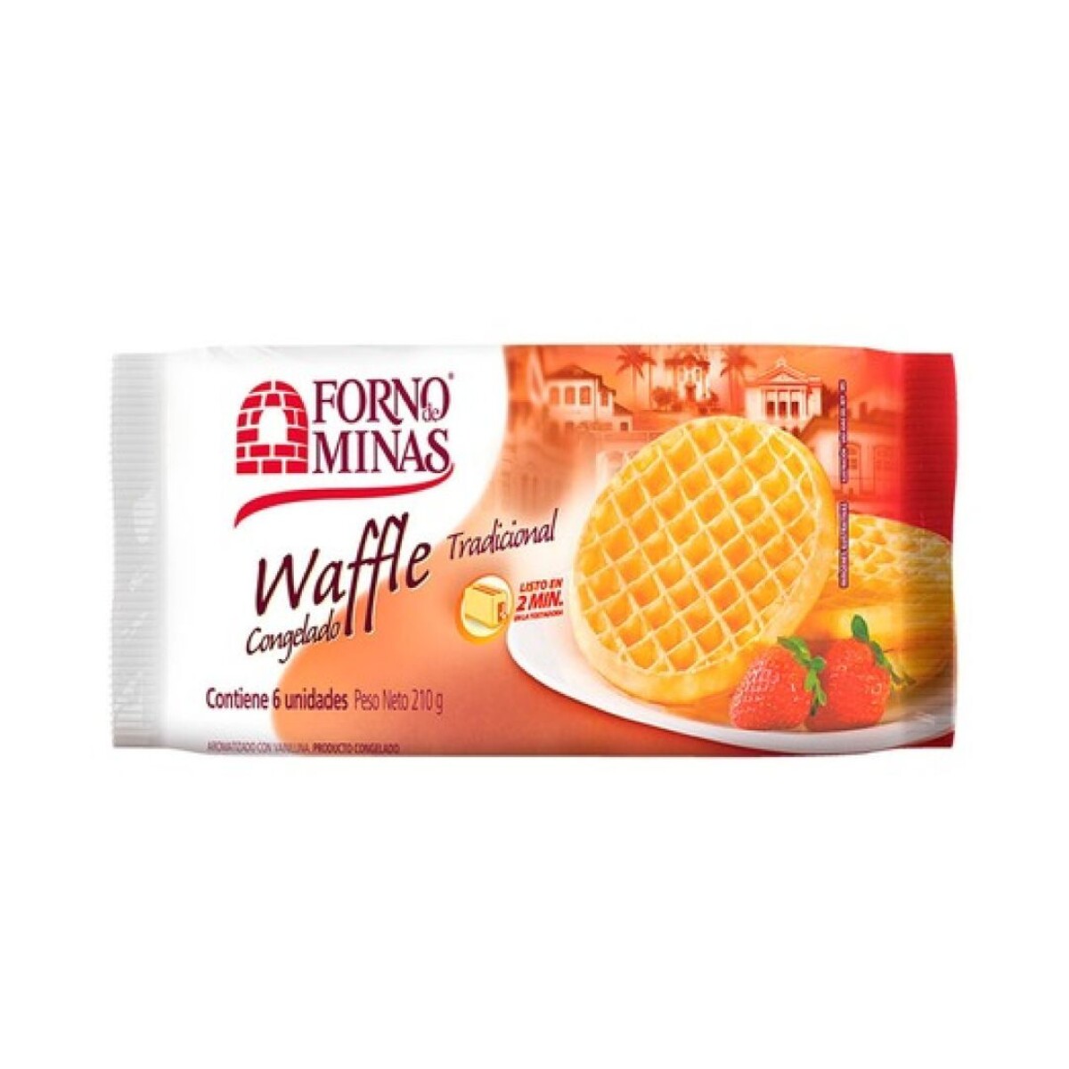Waffle tradicional Forno de Minas - 210 gr 