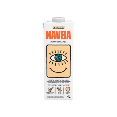 Bebida Vegetal de Avena Vainilla 1 L Naveia Leche Naveia Avena Vainilla1lt