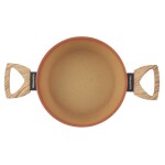 CACEROLA TERRACOTA ANTIADHERENTE AMERCOOK • 24cm CACEROLA TERRACOTA ANTIADHERENTE AMERCOOK • 24cm