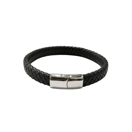 Pulsera Cuerina Negra Soga Pulsera Cuerina Negra Soga