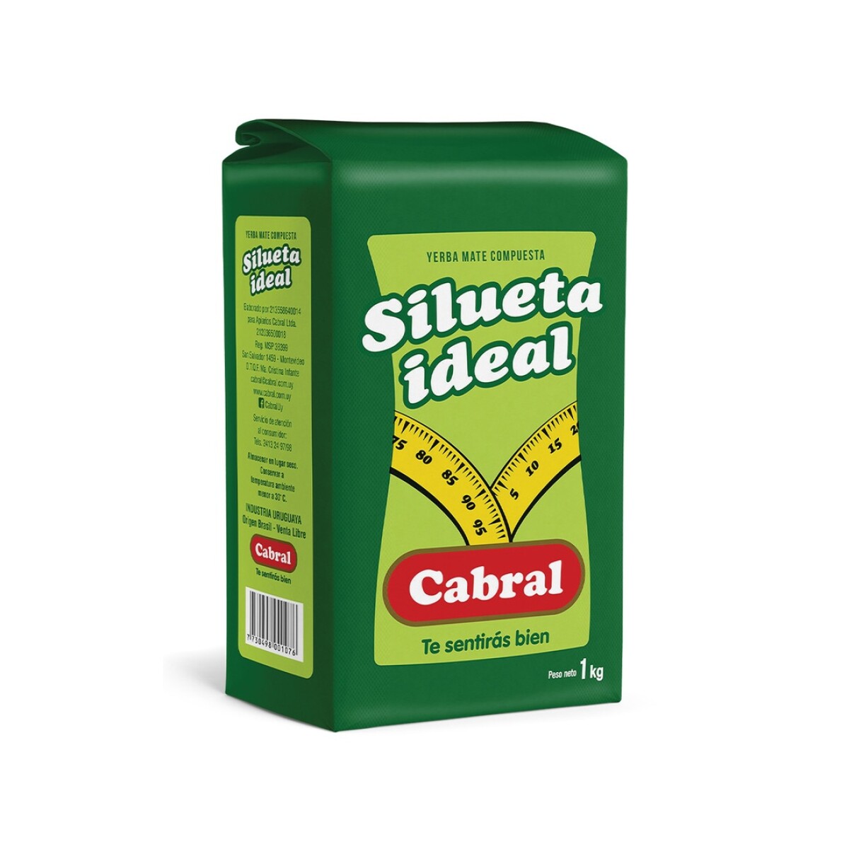 YERBA CABRAL SILUETA 1KG 
