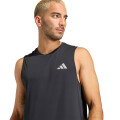 Top de Hombre Adidas Run Ess Tank M Negro