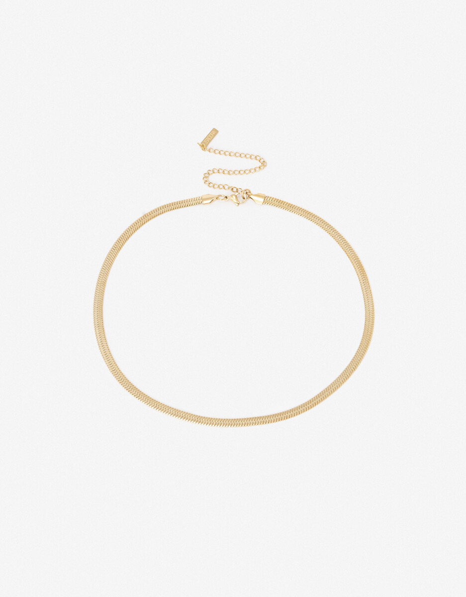 Collar Corto De Acero 