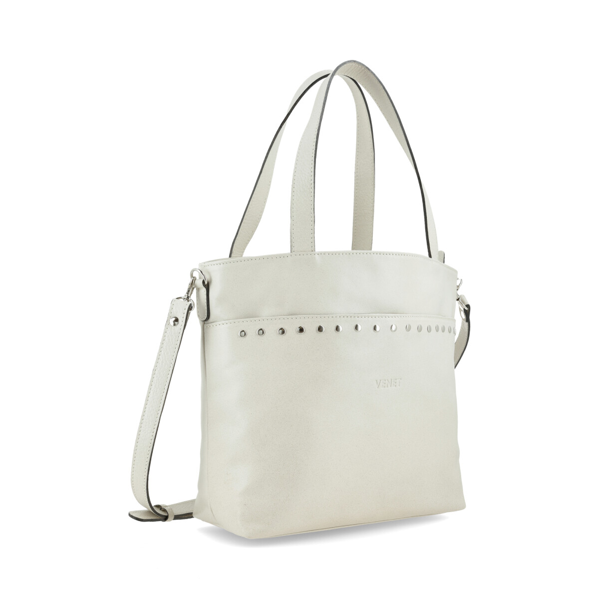 CARTERAS VENET - CUERO ARLEN - BEIGE 